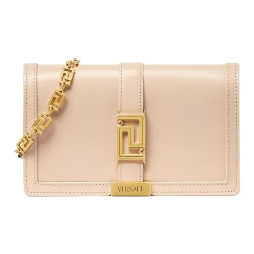 VERSACE Greca Goddess Коровья кожа Клатч Мини Женский Розовый