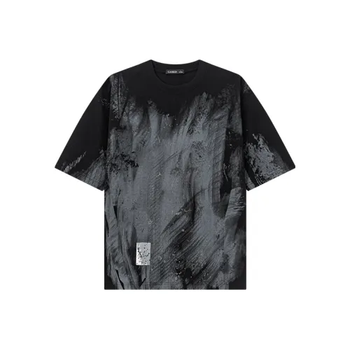 CAISEDI Черные Мужские T-Рубашки