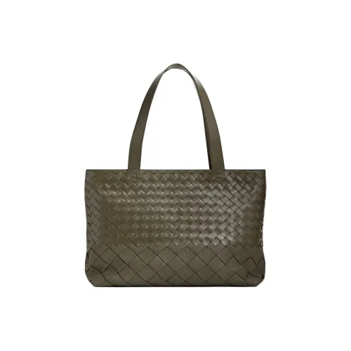 Bottega Veneta Intrecciato Коровья кожа Сумка через плечо Маленькая Мужская Cypress