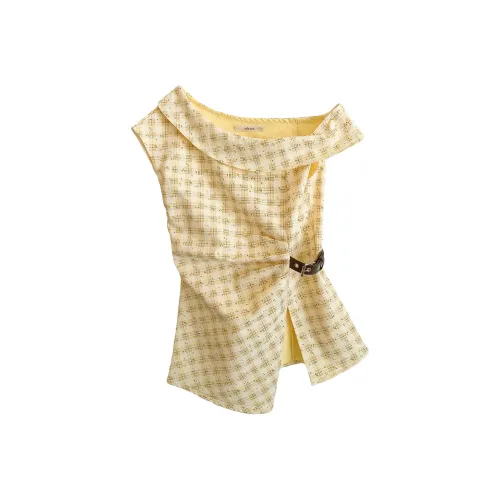 OUBO Желтые Женские Рубашки