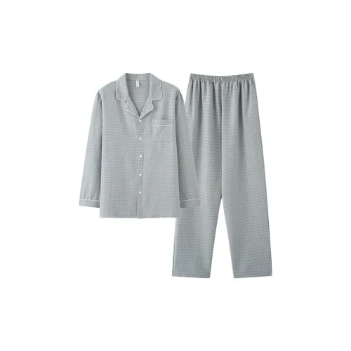 Pretty lady Светло-синий Мужской Пижамный комплект