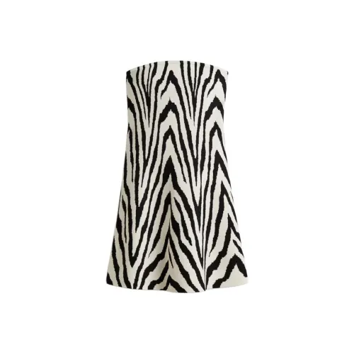 H&M Кремовый/Зебровый принт Женские Платья без рукавов