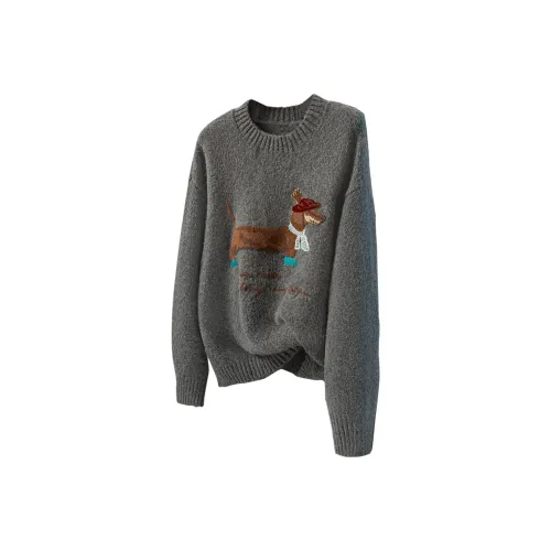 Cypress House Темно-серые Женские Свитера