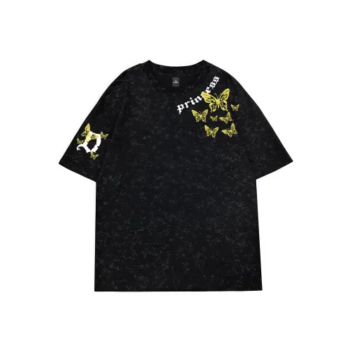 XUJIA Tie Dye Черная Унисекс Футболка