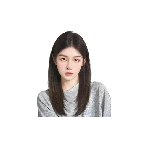 MUNINGFEI SALT Inspired Первая любовь Перука Средняя Разделенная Легкая Уменьшающая Возраст Ключицу Волосы