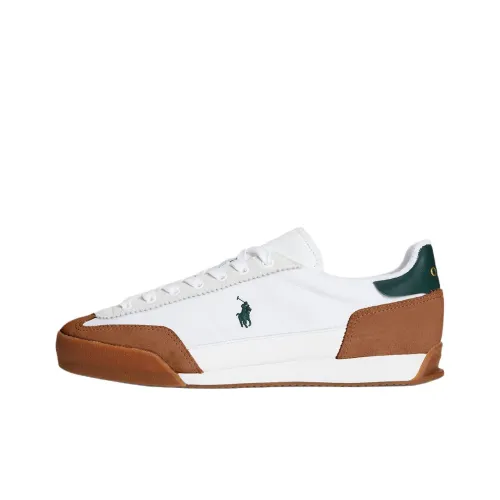 Polo Ralph Lauren Hester Low Топ Скейтборд Кроссовки Мужские Белые Зеленые