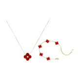 Романтическая коллекция "Четырехлистный клевер" (красный)