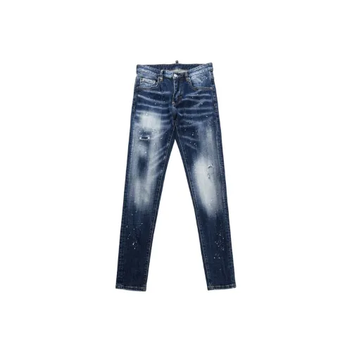 MAREA VESUVIO Потертый Темно-синий Мужские Джинсы