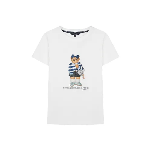 Teenie Weenie Белый Женские T-рубашки