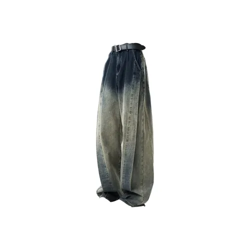 JASONWOOD Винтажные синие унисекс джинсы