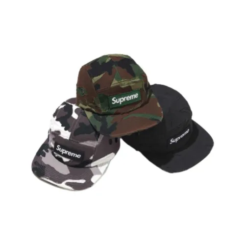 Supreme Кепки Унисекс Черный Камуфляж Серый