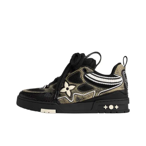 LOUIS VUITTON Skate Low Топ Скейтборд Кроссовки Мужские Черные