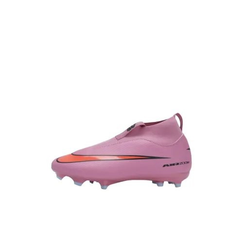 Nike Mercurial Vapor 16 Устойчивые к истиранию MID Топ Детские футбольные бутсы Розовый Подростки