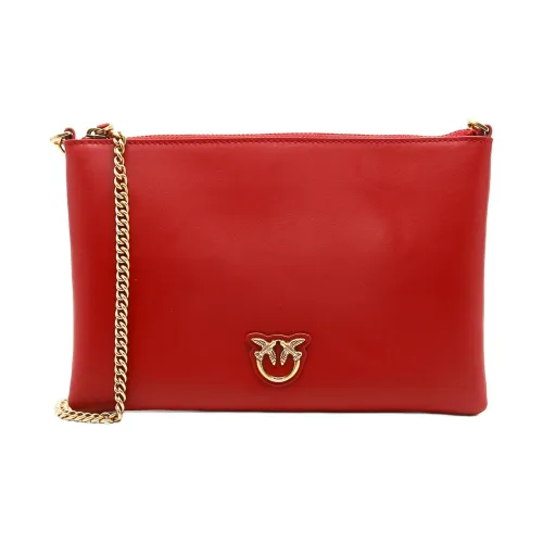 PINKO SIMPLY Коровья кожа Ручная сумка через плечо сумка на плечо Женская Красная
