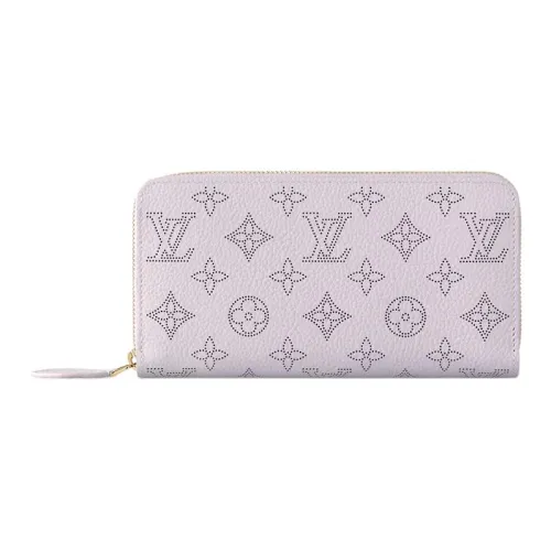 LOUIS VUITTON Zippy Кошелек из коровьей кожи Унисекс Mist Lilac Lilac