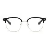 Черно-серебро + Защита от синего света, 0 диоптрий