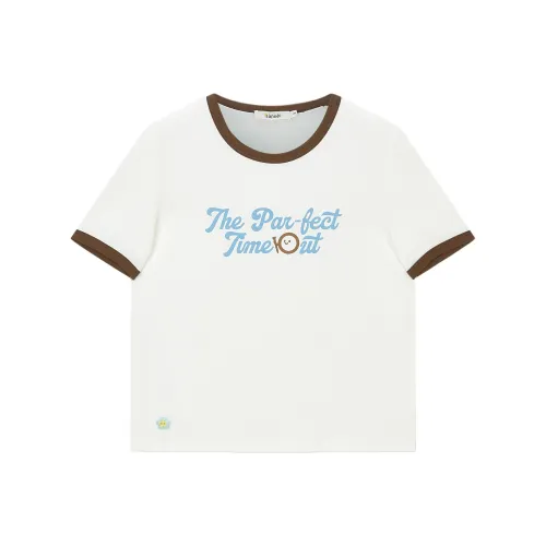 Sanse Принт с буквами T Рубашка Женская