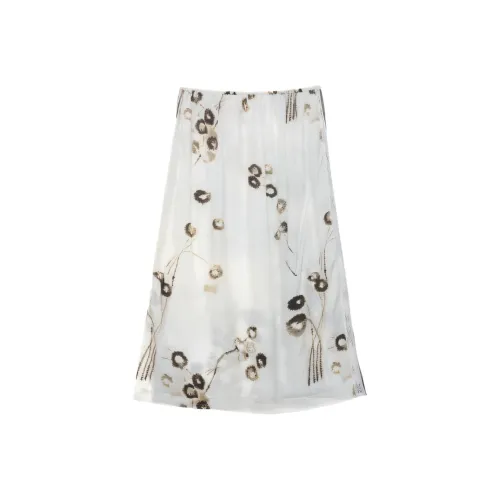 CORDERA Print Женские Повседневные Длинные Юбки