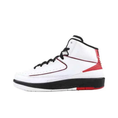 Jordan Air Джордан 2 High Топ Детские Баскетбольные Кроссовки Белые Подростки
