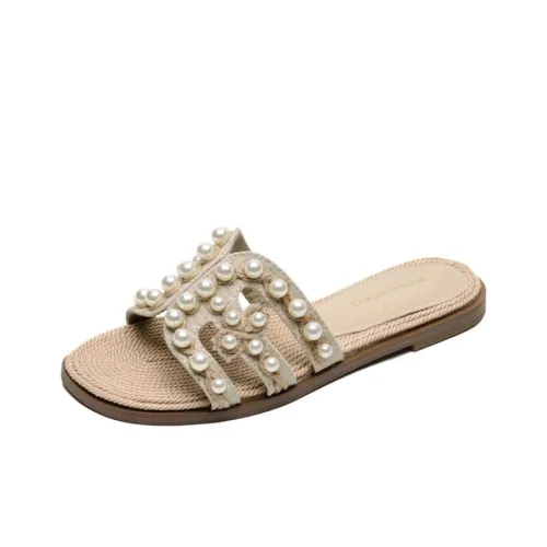 Lanza Резиновые Аbrasion-Resistant Слипоны Женские Абрикос