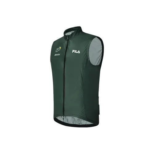 FILA Велоспорт Темно-зеленый Мужские жилеты