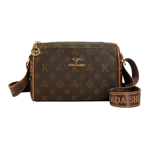 ALOENEY ПУ (полиуретан) Сумка через плечо Стандартная Унисекс Коричневый