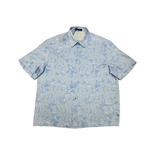 VERSACE Светло-синие Мужские Рубашки