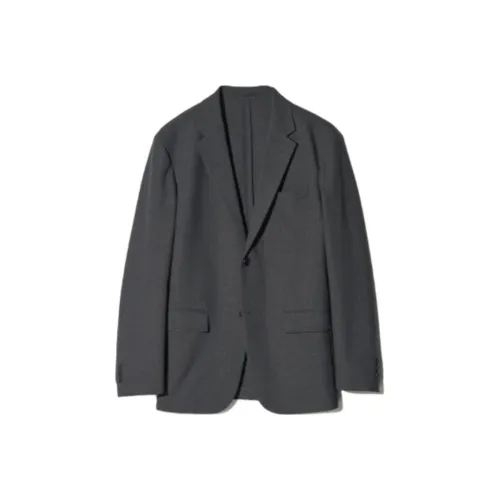 UNIQLO Бизнес-костюм Пальто Мужской Темно-серый