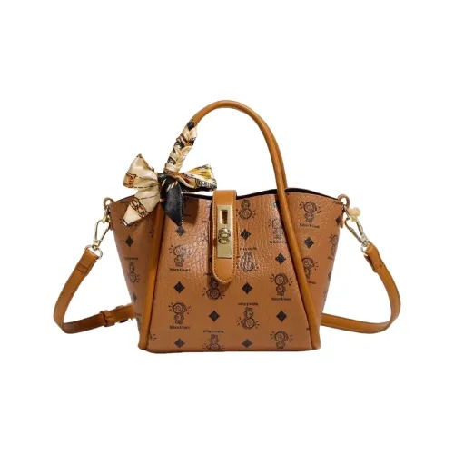 PESASRIE Сумка-ведро из ПВХ Сумка через плечо Сумка для женщин Многоцветная