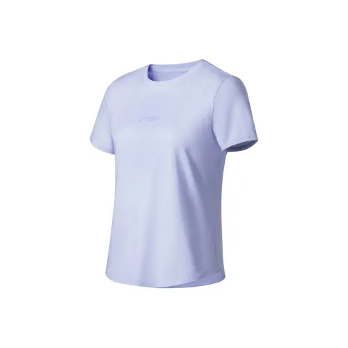 LINING Fitness Series T-Shirt Женская Небесно-синий Перо