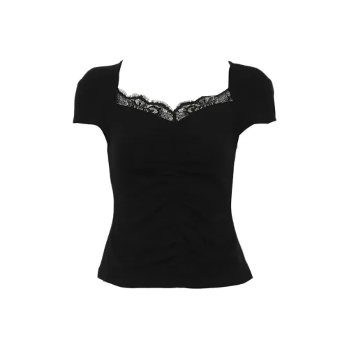 DPLAY Классический черный Женские T-рубашки