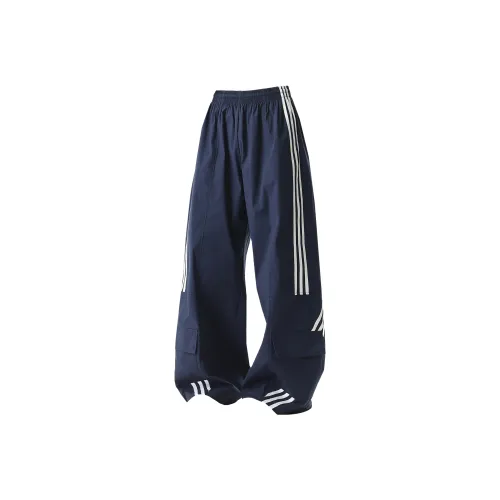 ZYKY Темно-синие унисекс повседневные брюки