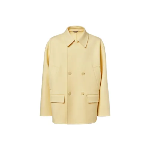 Fendi Желтое Мужское Пальто