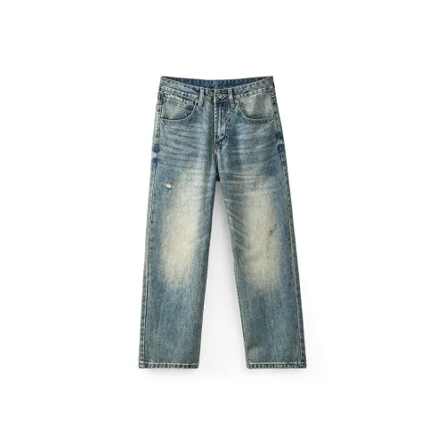 98SQUID Светло-синие унисекс джинсы