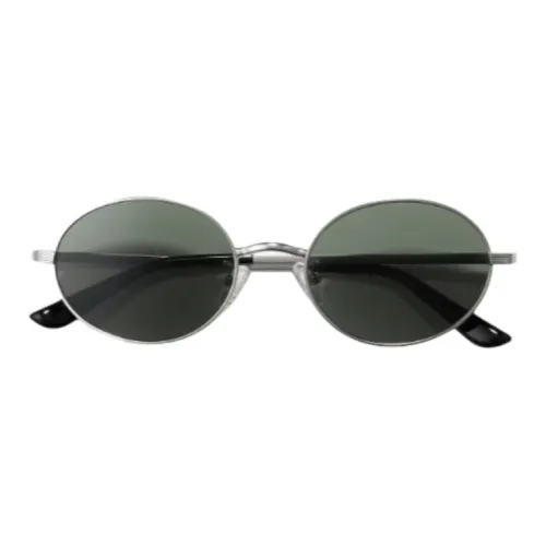 UNIQLO Никелевый сплав OVAL SUNGLASSES Унисекс Серебряный