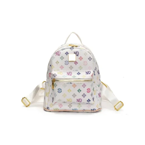 CAREELL ПУ (полиуретан) Рюкзак Стандартный Женский Белый Кофейный