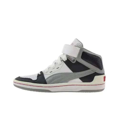 PUMA Unlimited High Топ Скейтборд Кроссовки Мужские Белый Черный Серый
