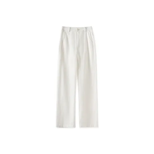 MH Белые Женские Повседневные Брюки