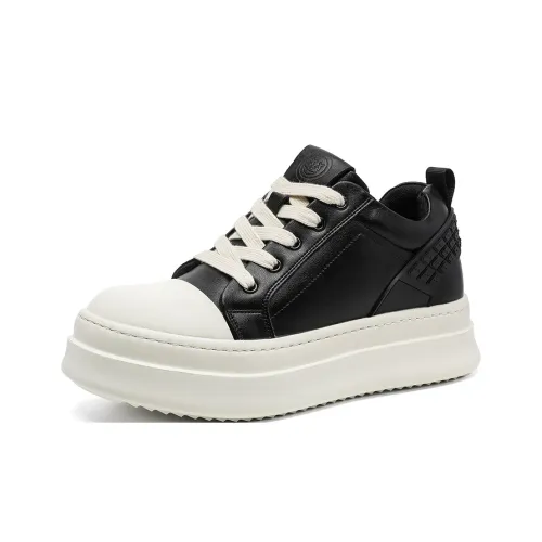 JETRAM Скрытый клин 7 см визуально увеличивает рост Низкие кроссовки для скейтбординга Мужские