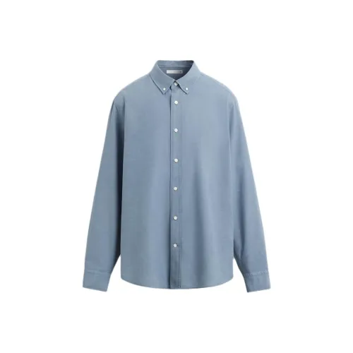 ZARA Light Blue Мужские Рубашки
