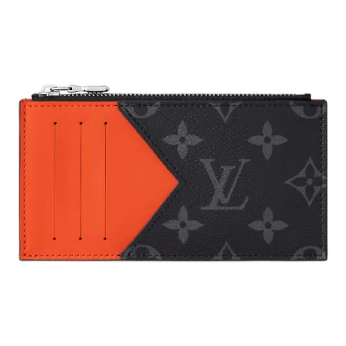 LOUIS VUITTON Холст Картхолдер Унисекс Рассвет Оранжевый