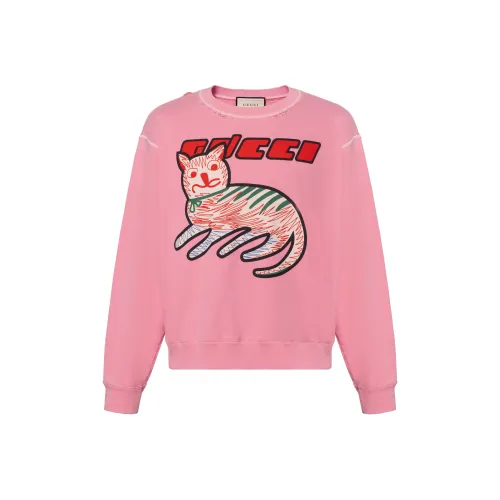 GUCCI Розовые Мужские Свитшоты