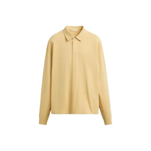 ZARA Желтая Мужская Поло