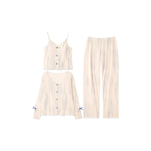 Pretty lady Экрю Женские Пижамные Комплекты