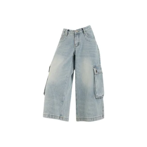 SHIJI XR 5618 1 Светло-синий Штаны капри Женские Джинсовые шорты