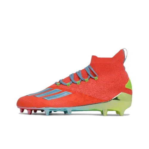 Adidas Adizero Primeknit Cleats Устойчивые к истиранию футбольные бутсы Мужские Оранжевые