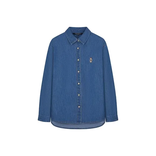 Teenie Weenie Средне-голубые Женские Рубашки