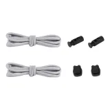 Цилиндр, пряжка, стиль + светло-серые шнурки (набор)