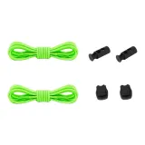 Цилиндрическая форма, пряжка, стиль + флуоресцентный зеленый, шнурки (один комплект)