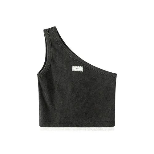 CHUU Угольно-серый Женские Майки